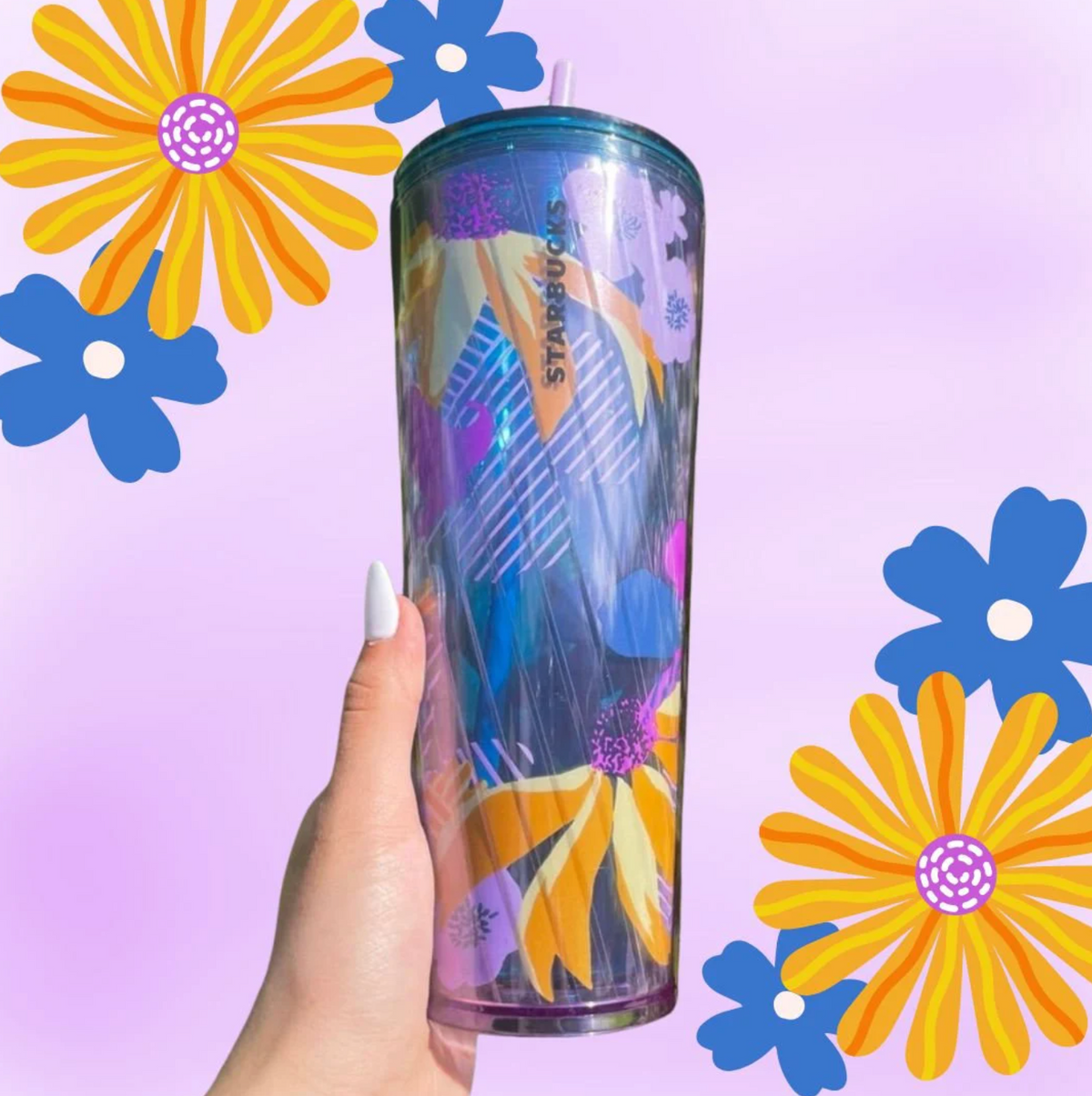 Starbucks 2022 venti floral tumbler