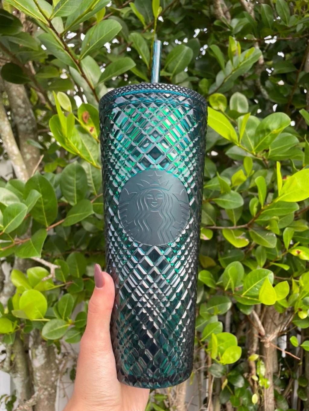 Green venti Jeweled Tumbler