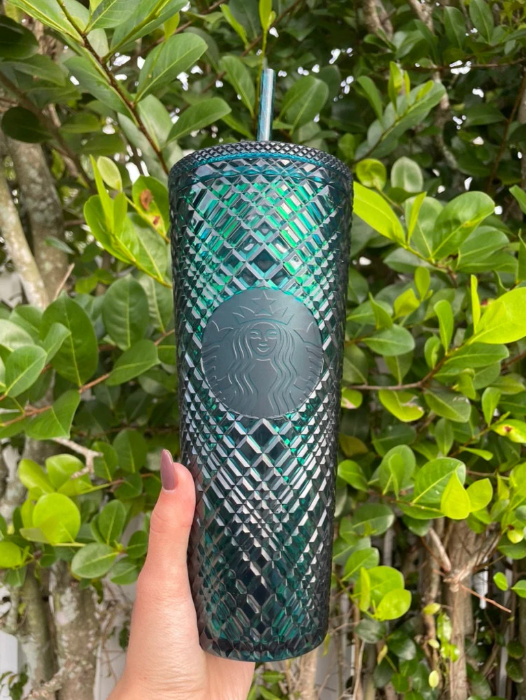 Green venti Jeweled Tumbler