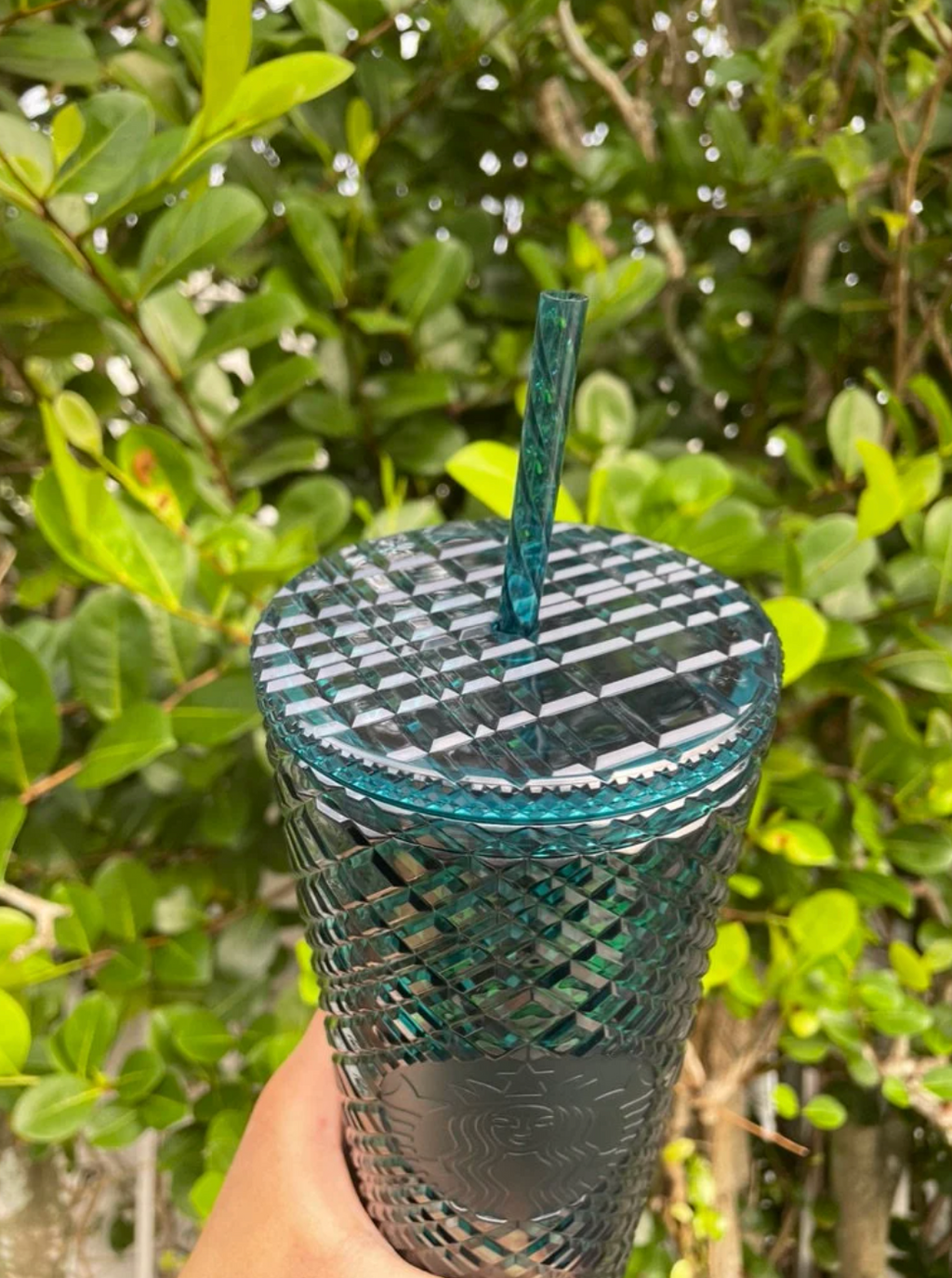 Green venti Jeweled Tumbler