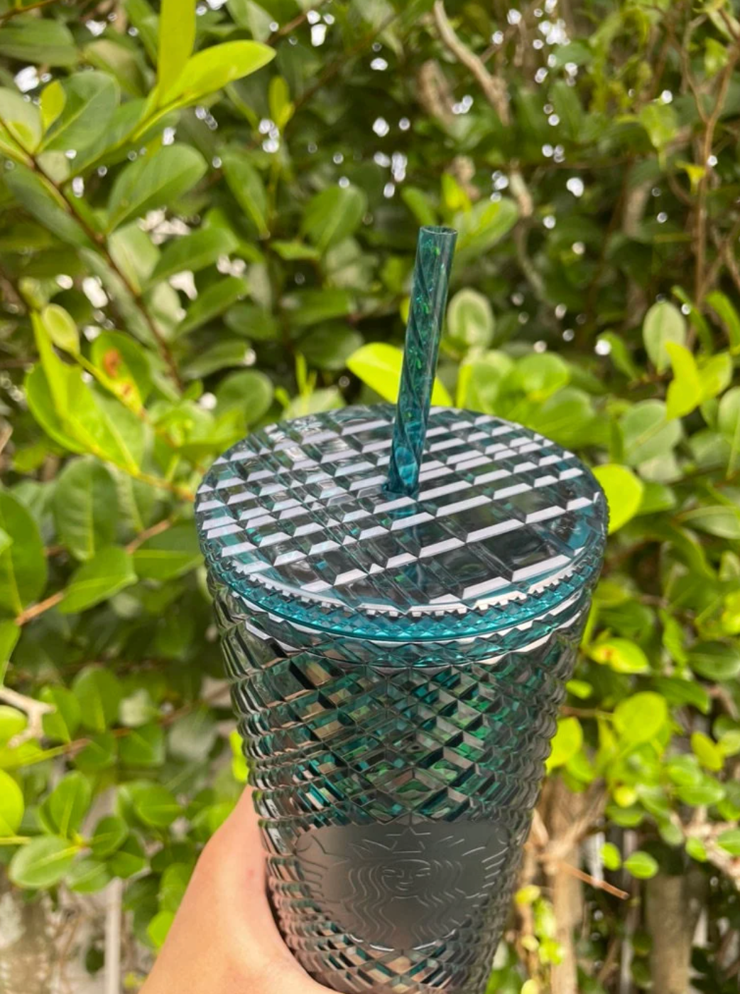 Green venti Jeweled Tumbler