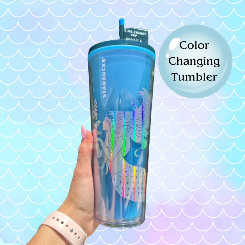 Venti 2021 blue siren mermaid color changing cup