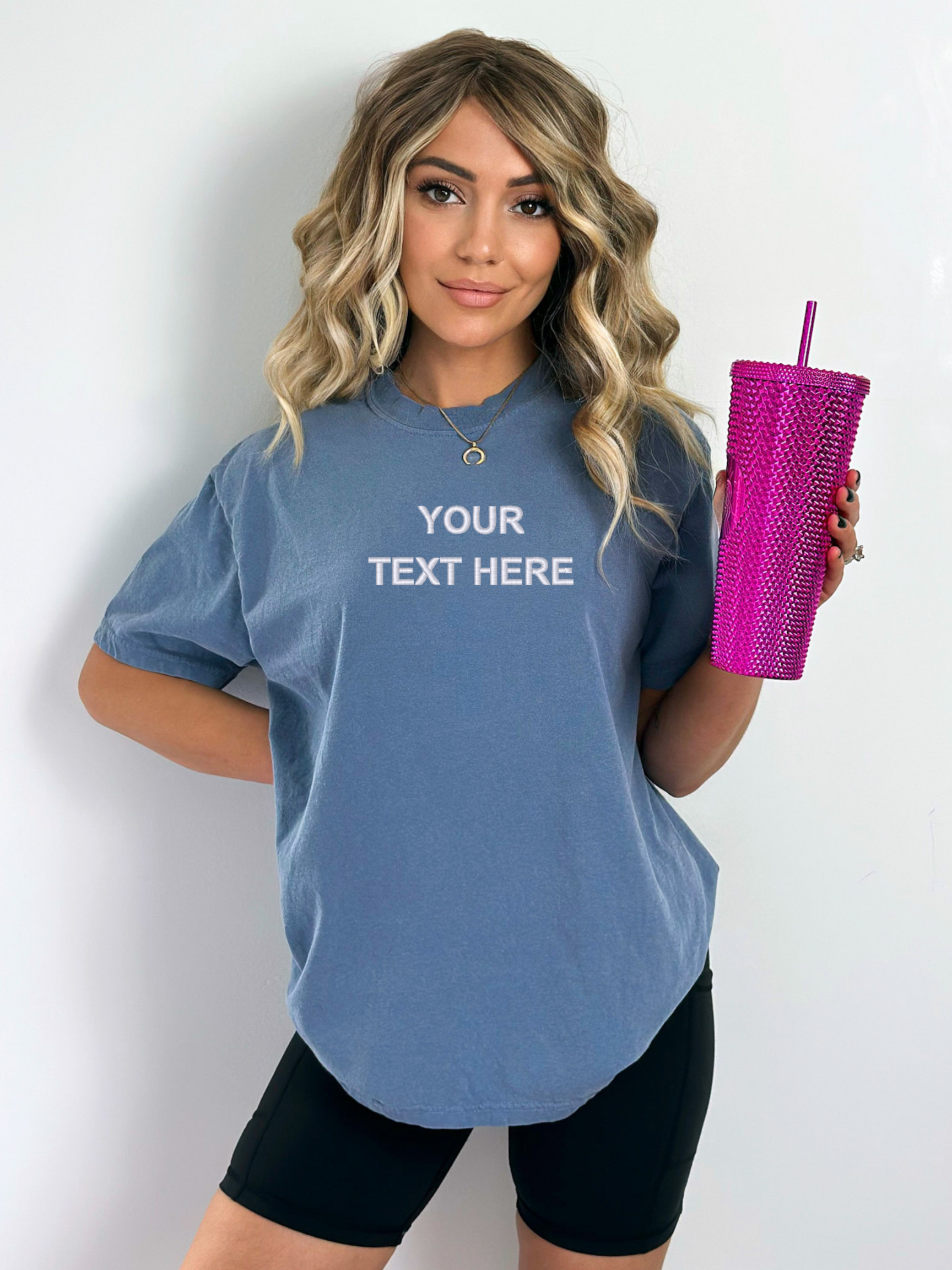 Comfort Colors Custom Embroidered T-shirt