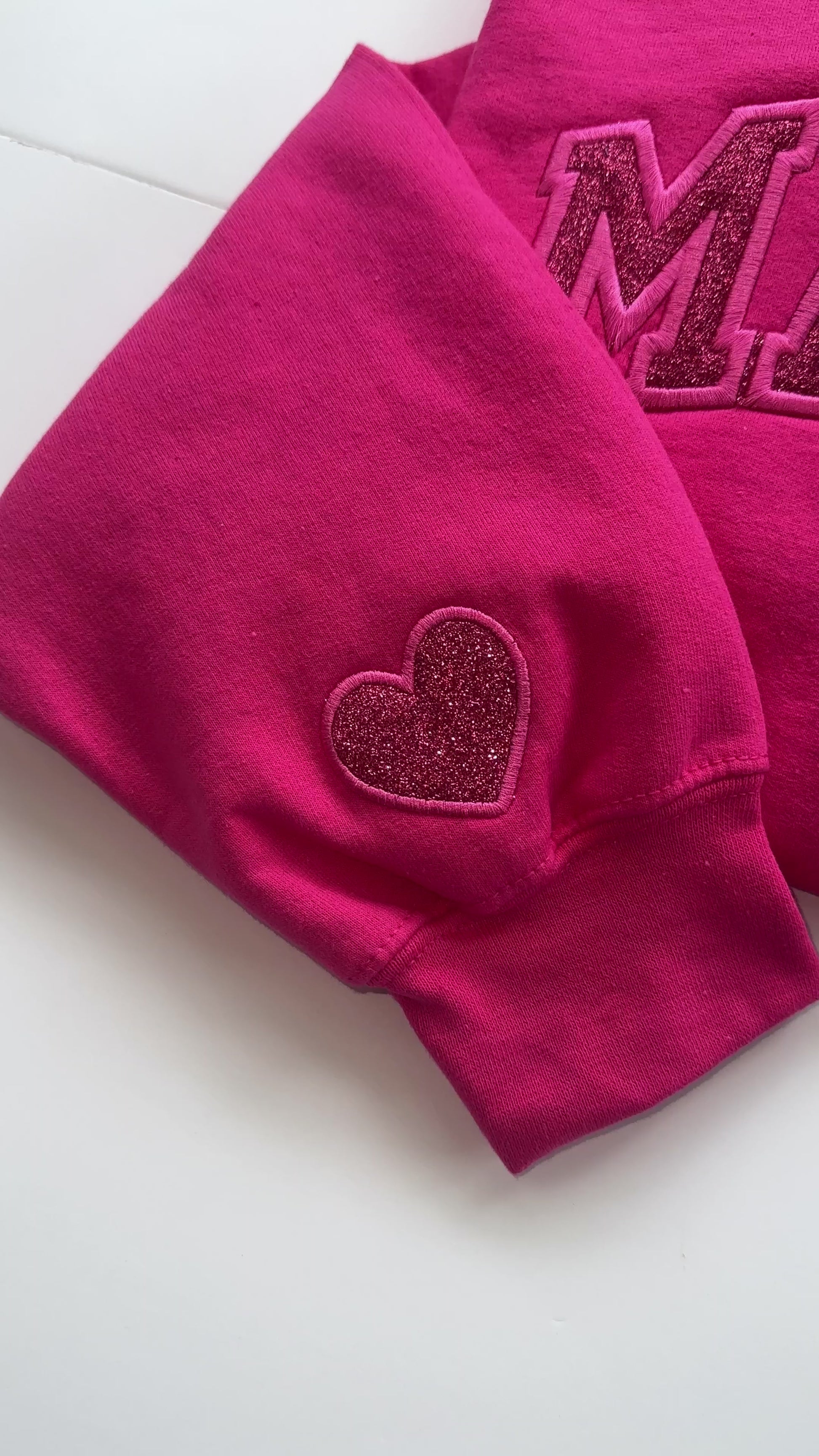 Custom Embroidered Mama Crewneck Sweatshirt