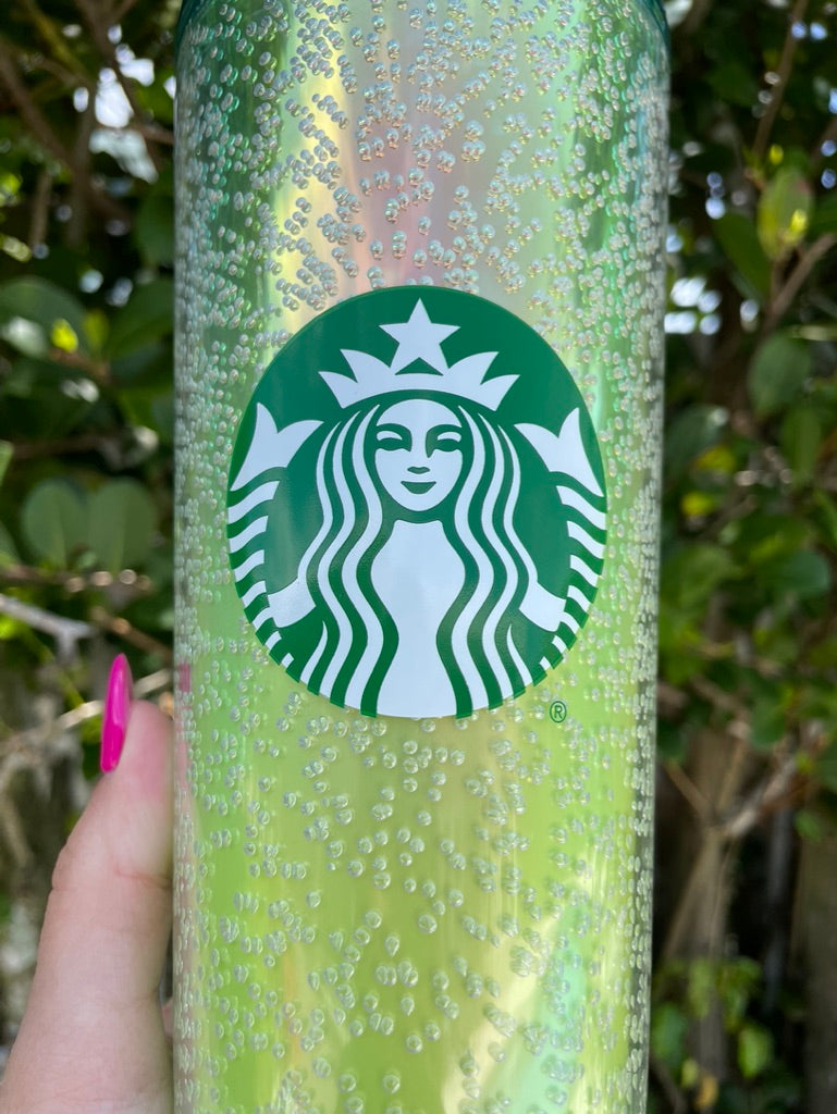 Yellow and Green Ombre Bubbles Venti Tumbler