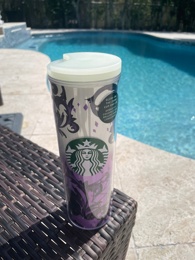 Glow in the dark skinny Halloween tumbler