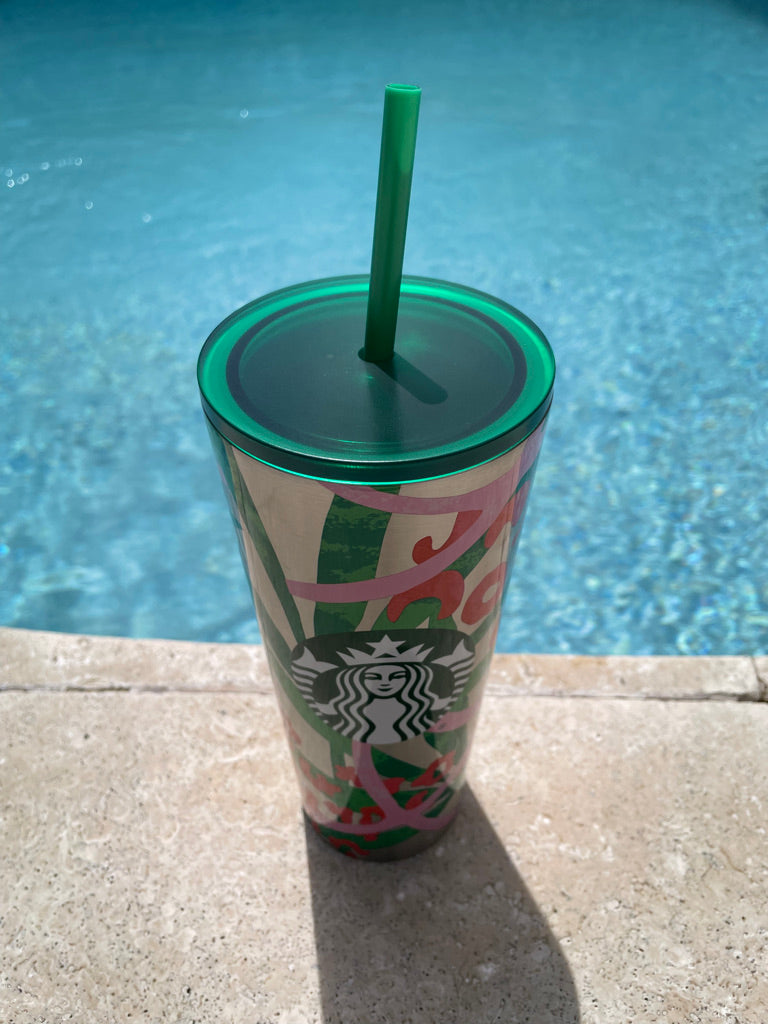 Jungle stainless 24 oz tumbler
