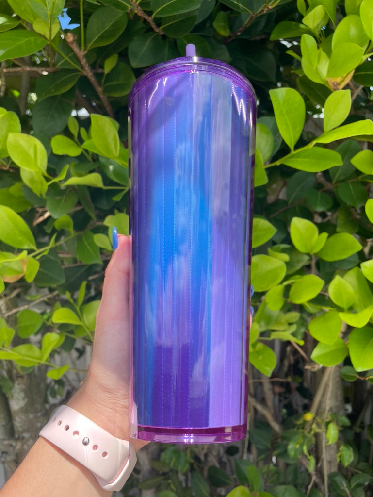 Purple Dome Kaleidoscope 24 oz Tumbler
