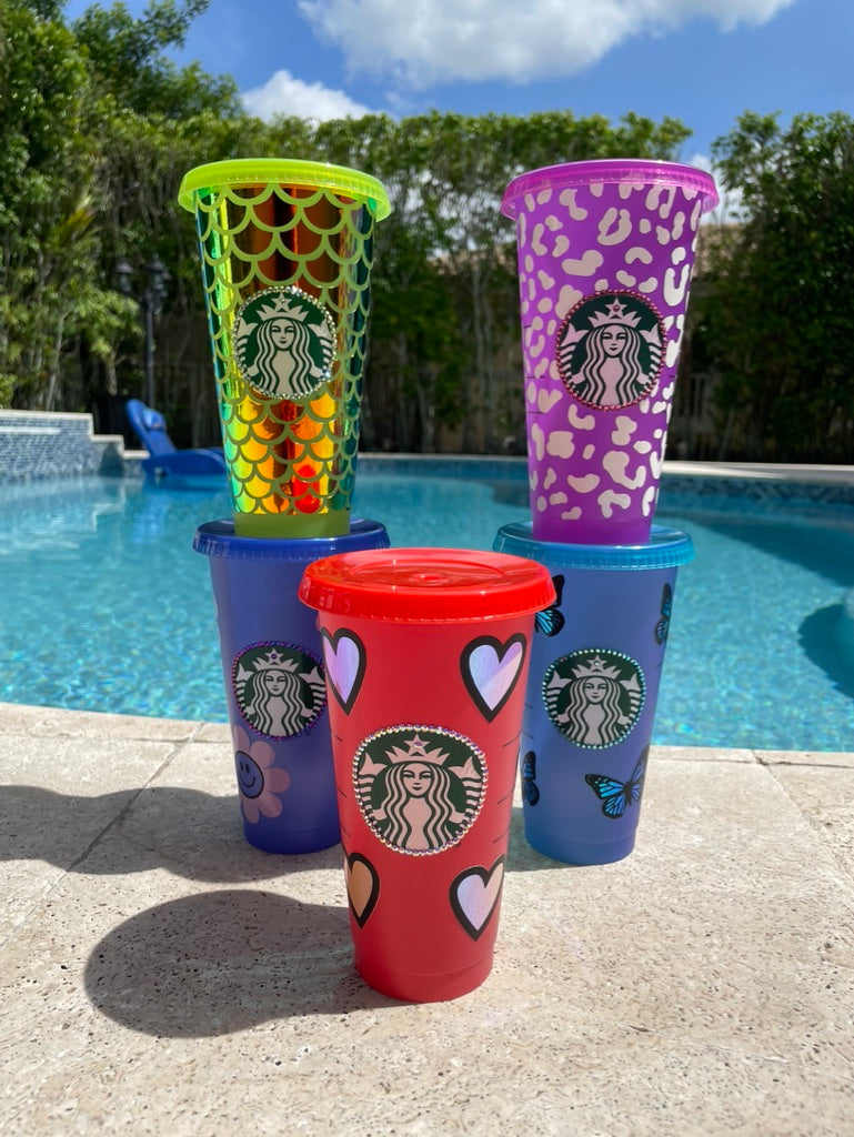 Custom color changing cold cup tumbler