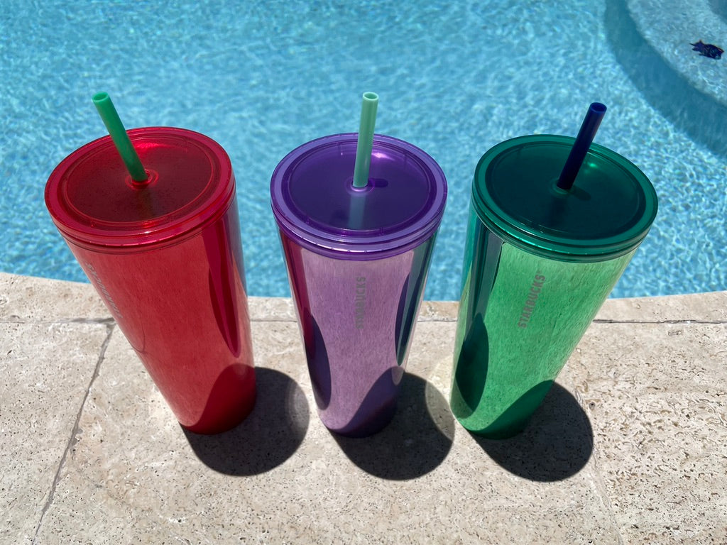 Acrylic slick venti 24 oz tumblers