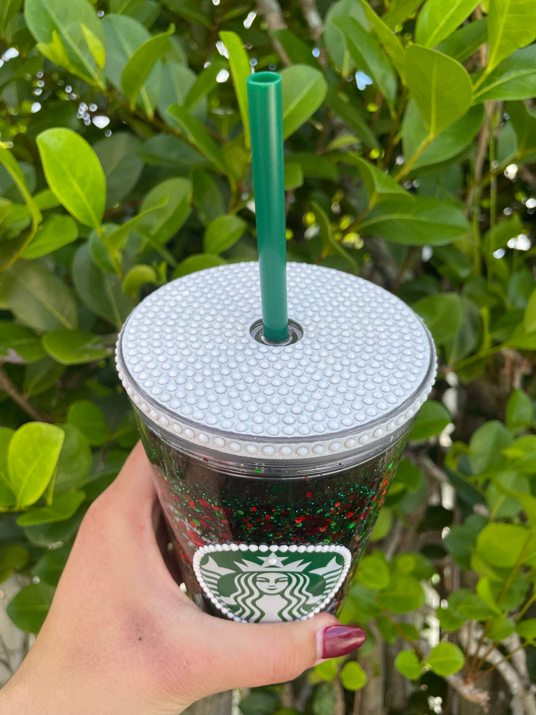 Christmas snowflake glitter Snow Globe grande Tumbler