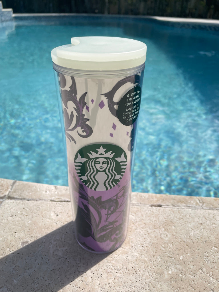 Glow in the dark skinny Halloween tumbler