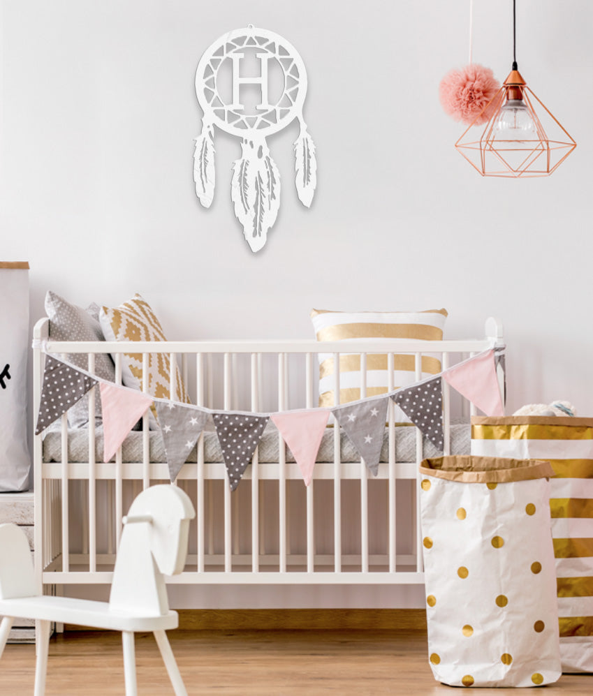 Dream Catcher Monogram - Steel Sign