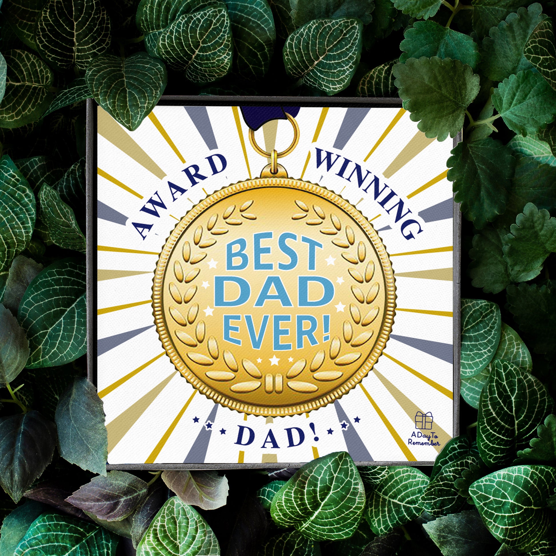 Customized Dog Tag Keychain Award Winning for Dad. Perfect Gift for father's Day!
