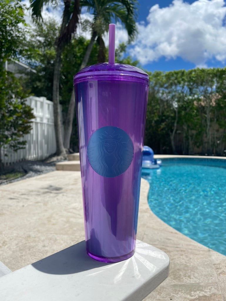 Purple Dome Kaleidoscope 24 oz Tumbler