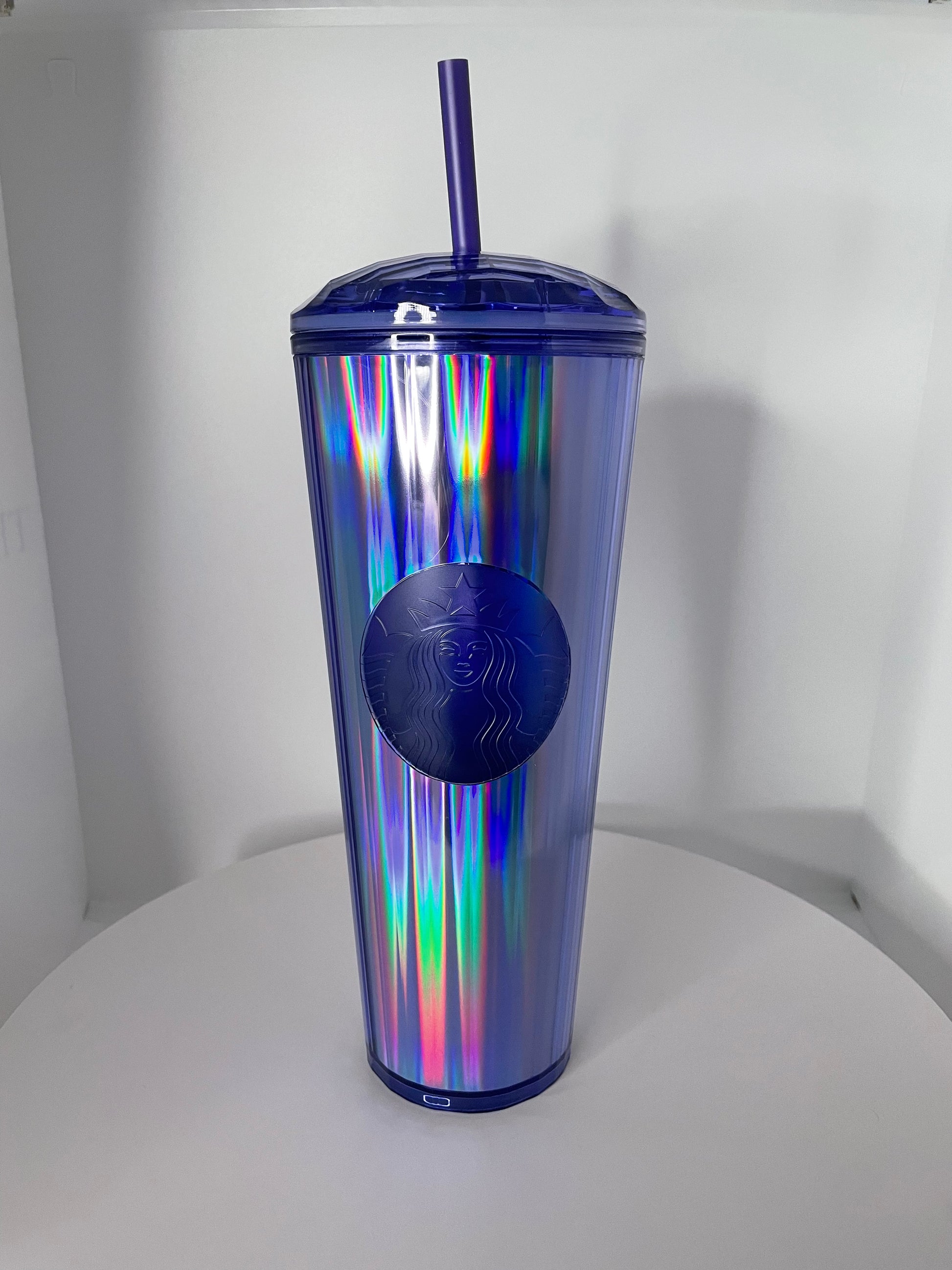 Starbucks 24 oz purple dome kaleidoscope plastic tumbler