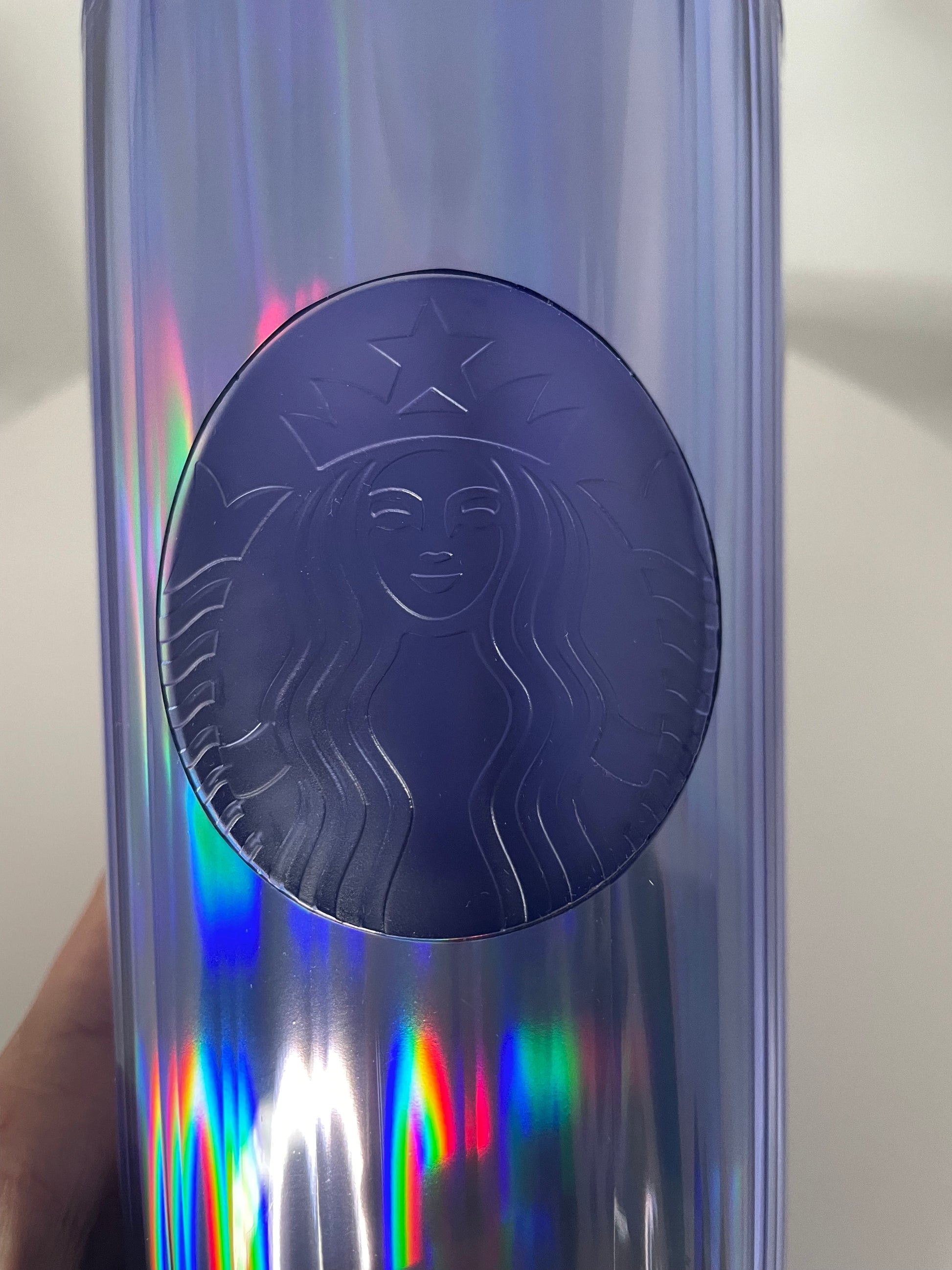 Purple Dome holographic 24 oz tumbler