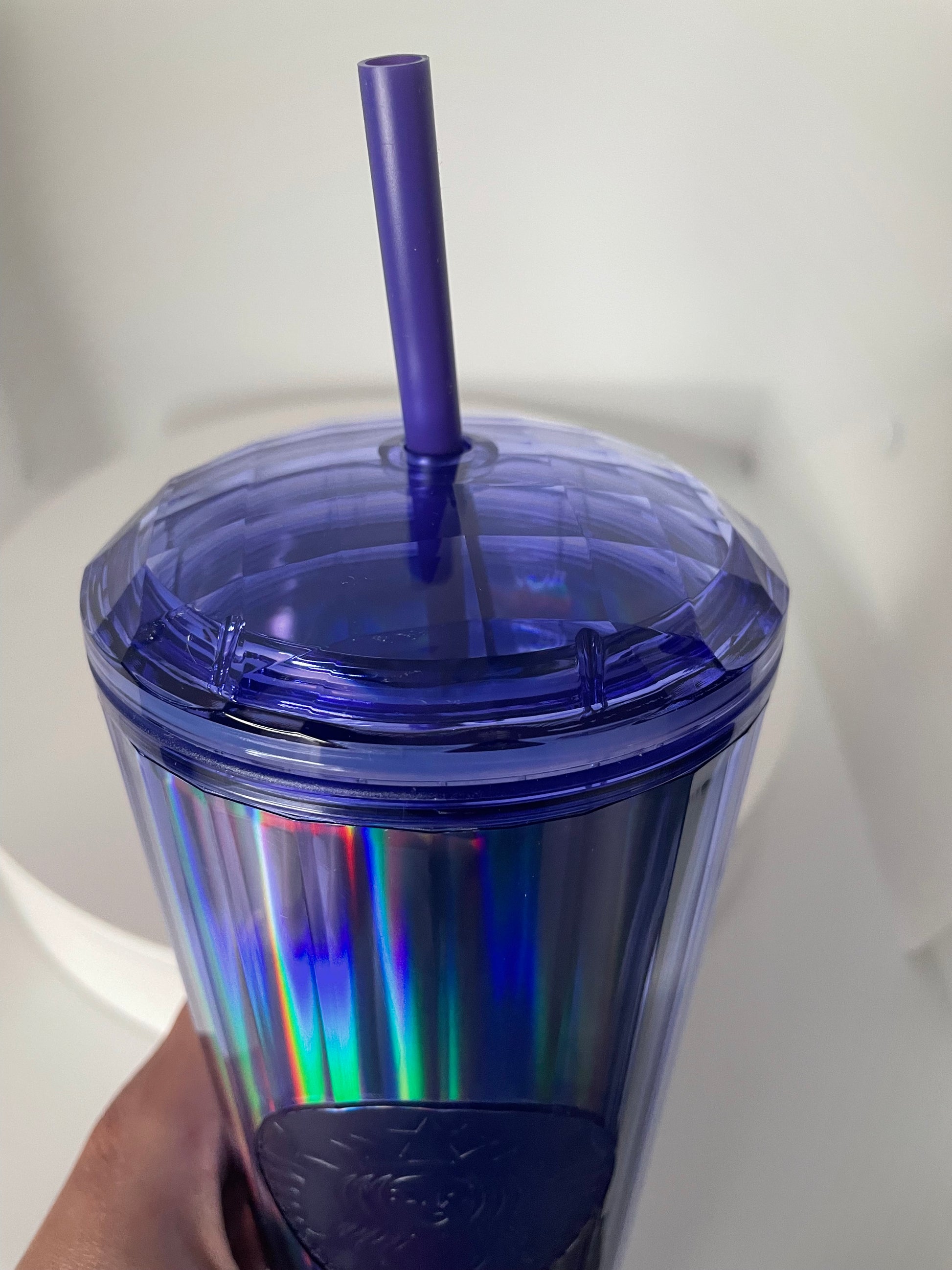 Purple Dome holographic 24 oz tumbler