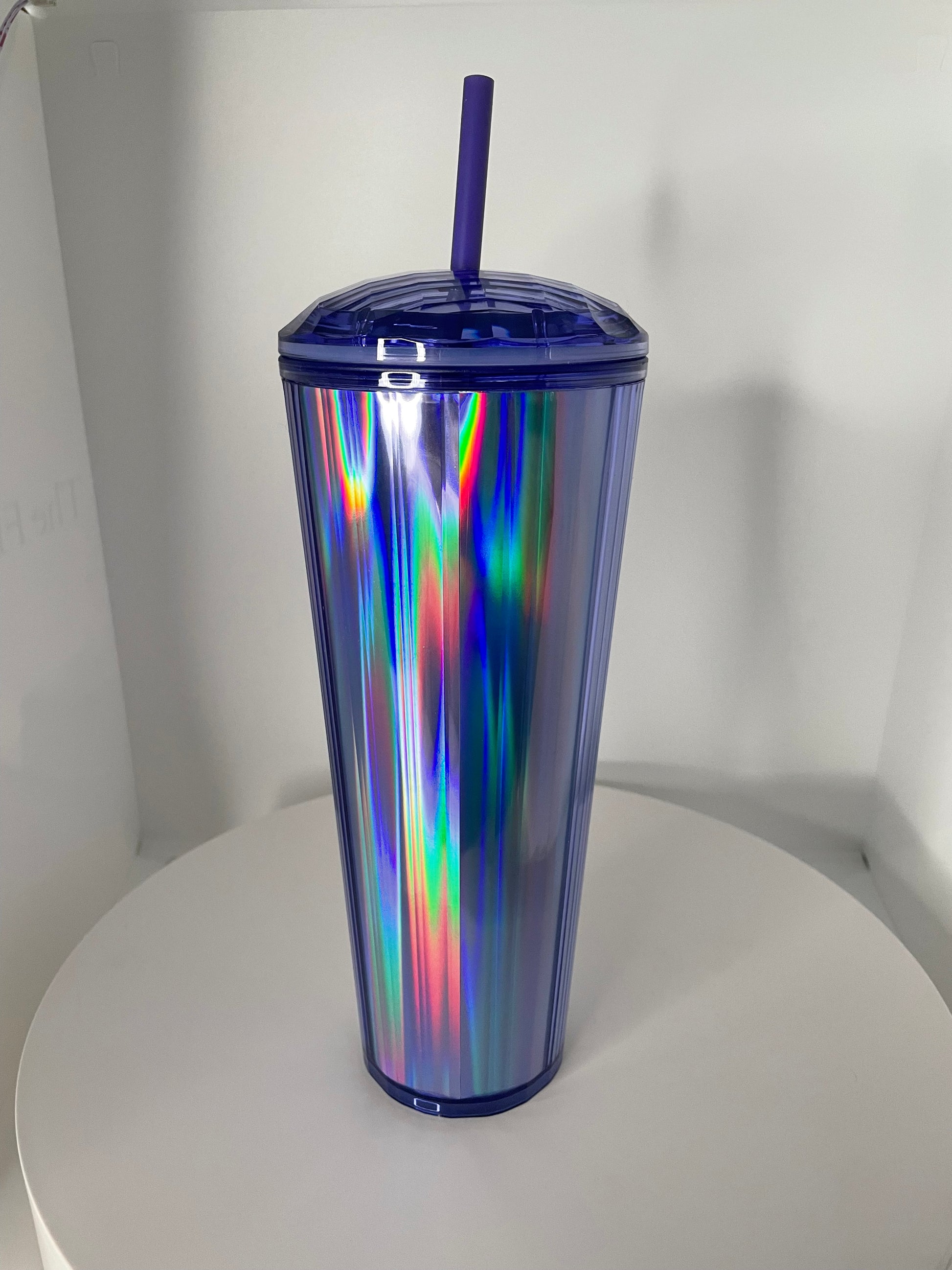 Purple Dome holographic 24 oz tumbler