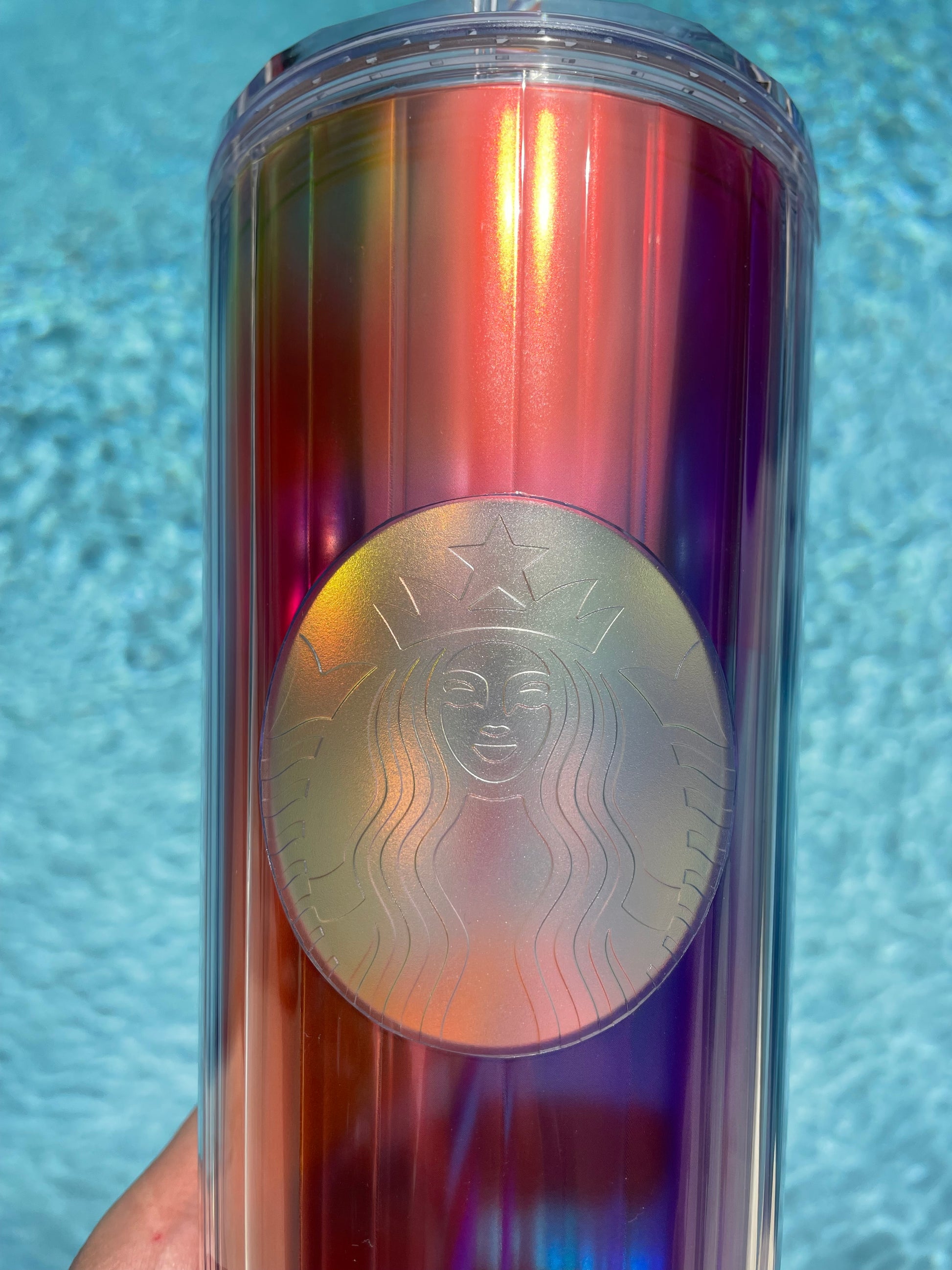 Summer 2021 Kaleidoscope Rainbow Tumbler