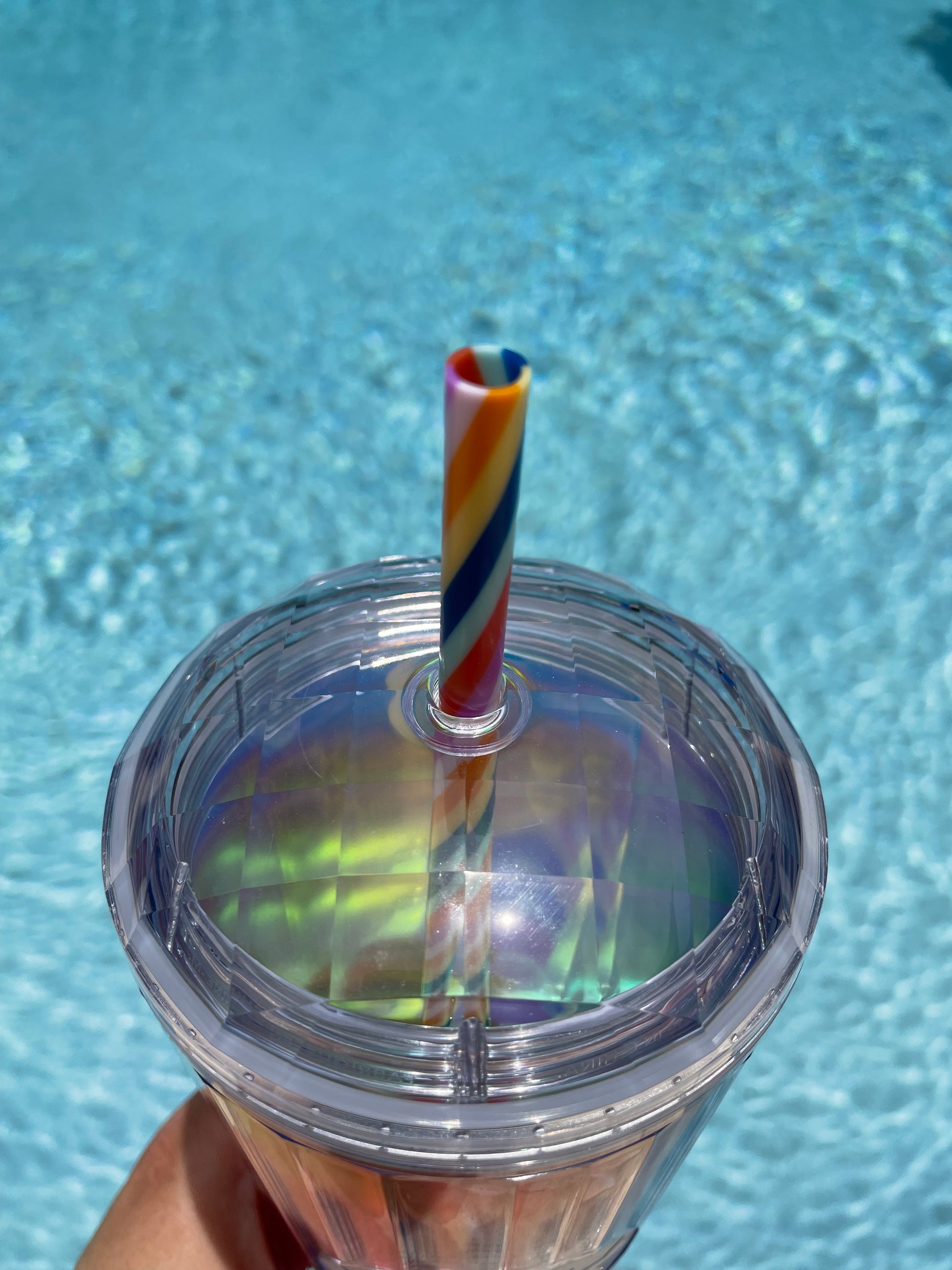 Summer 2021 Kaleidoscope Rainbow Tumbler