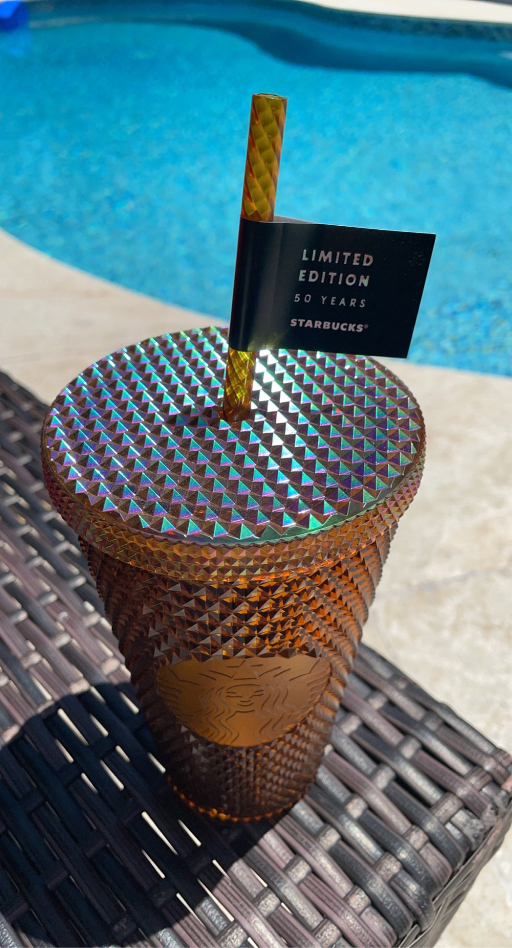 50th Anniversary Gold Studded Tumbler
