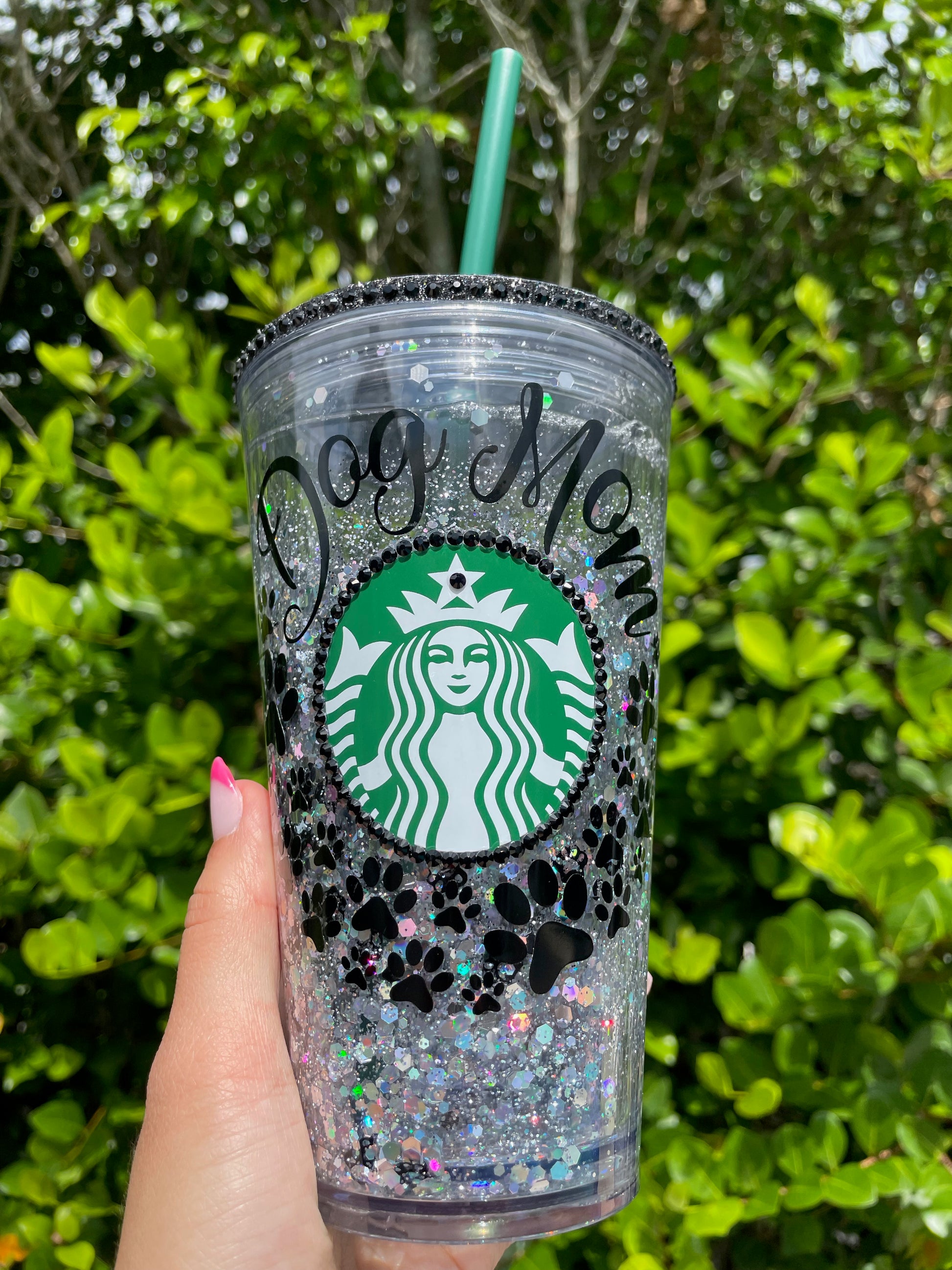Dog mom Snow Globe Grande Tumbler