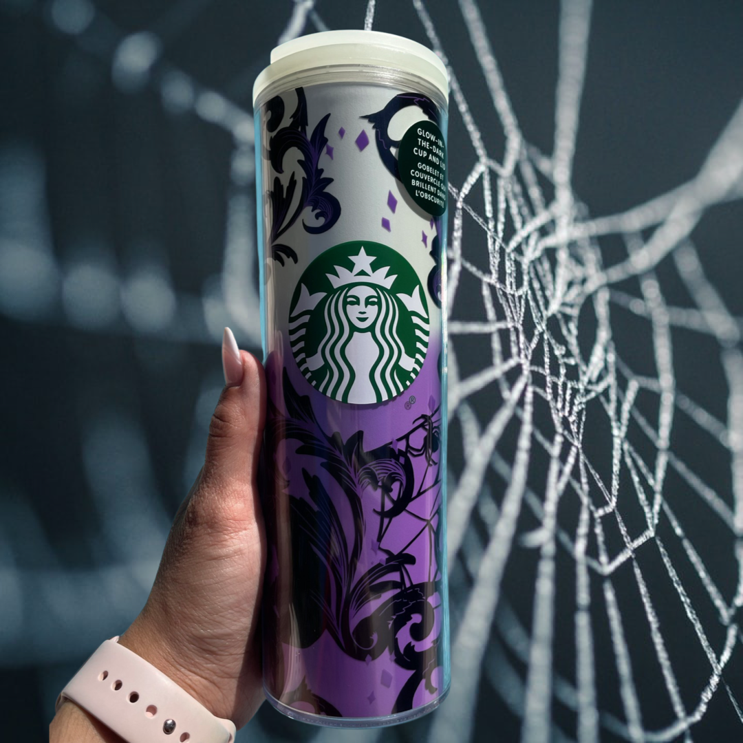 Starbucks glow in the dark skinny tumbler