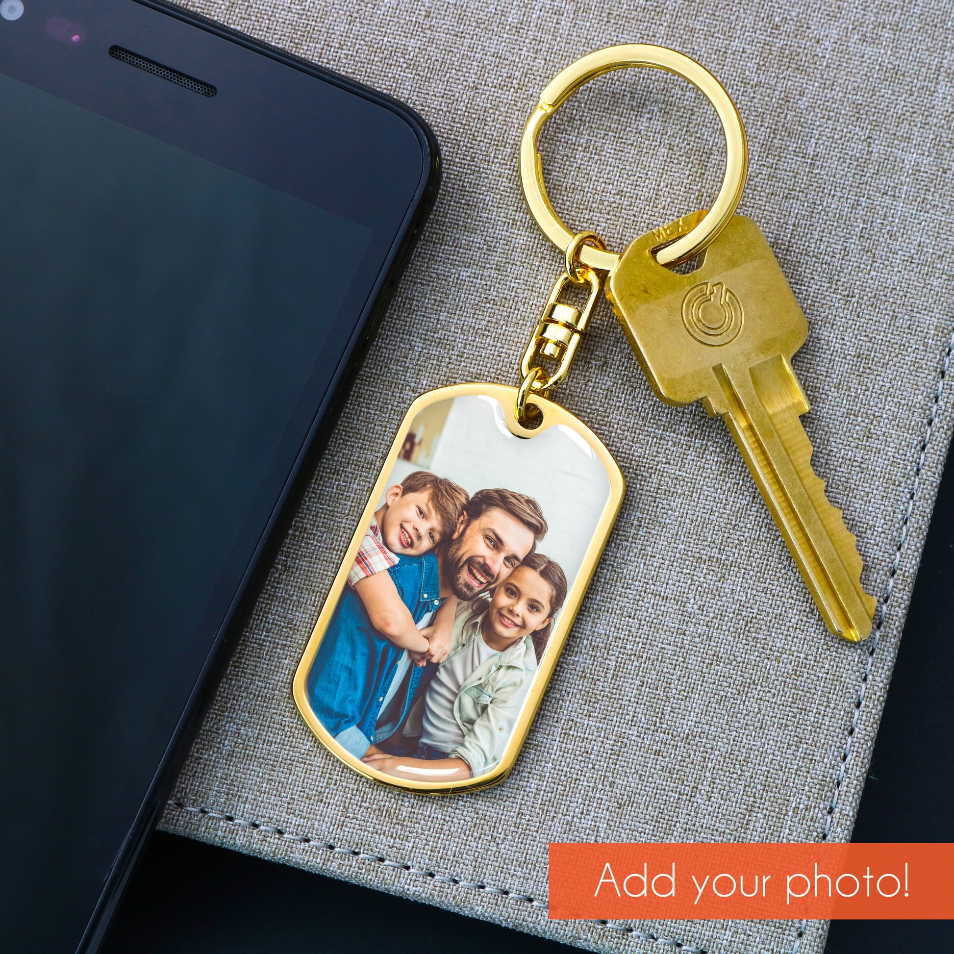 Mr. Fix-it Dog Tag Keychain