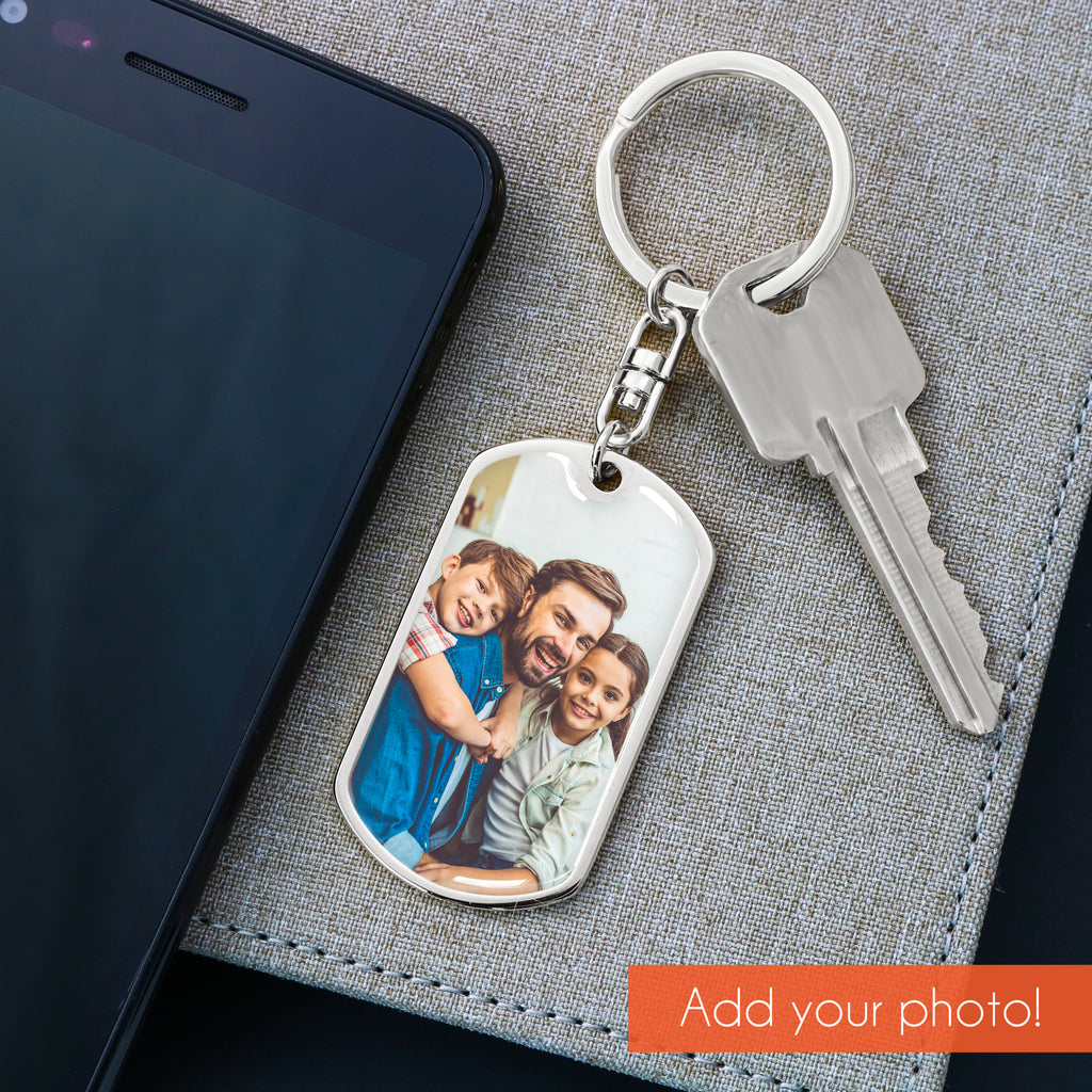 Mr. Fix-it Dog Tag Keychain