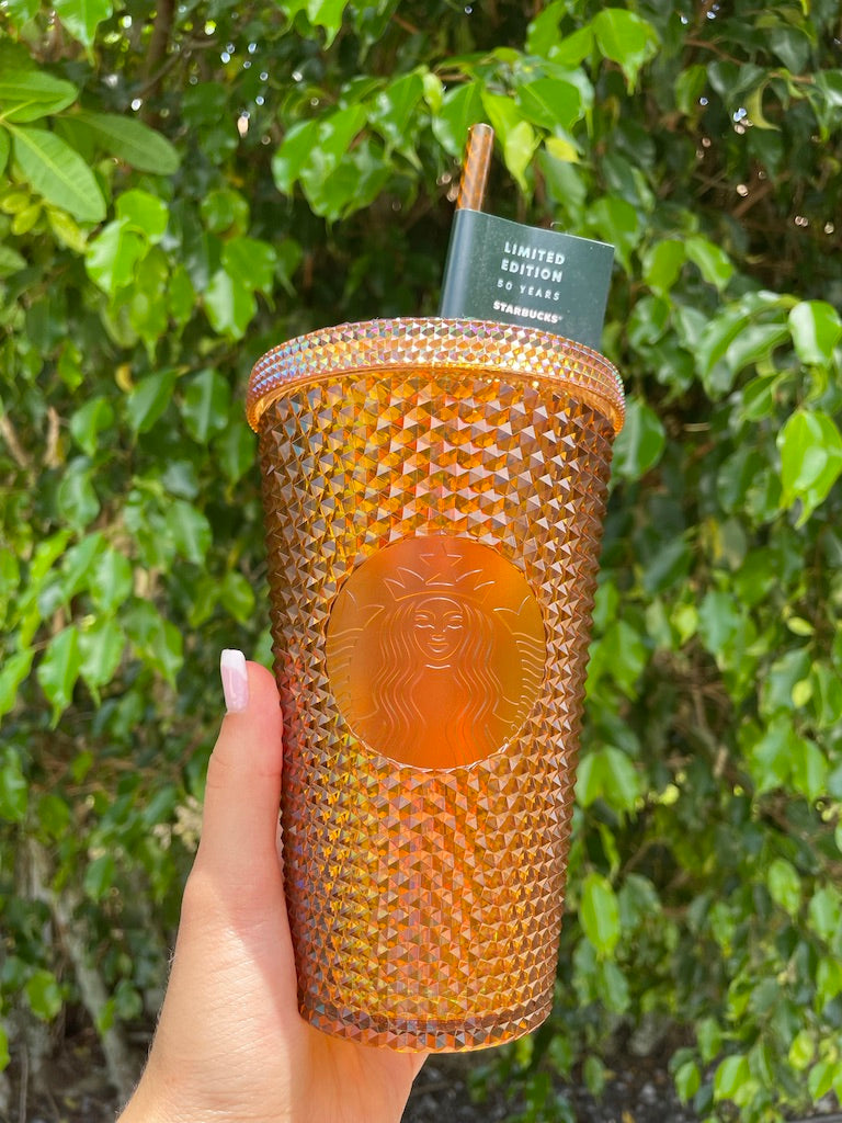 50th Anniversary Gold Studded Tumbler