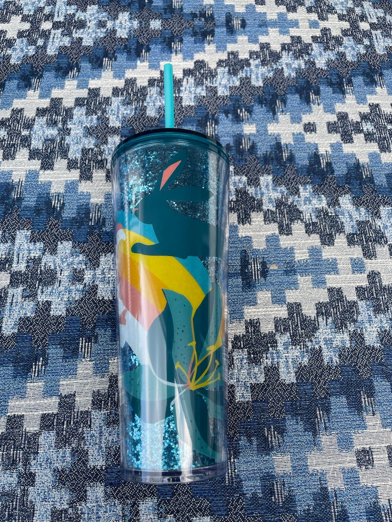 Blue Easter glitter venti 24 oz Tumbler