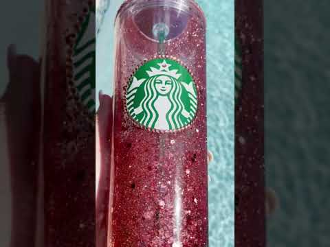 Rose gold Snow Globe Venti Tumbler