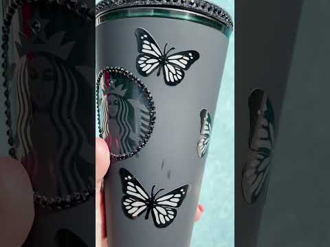 Matte black Butterfly Grande Tumbler